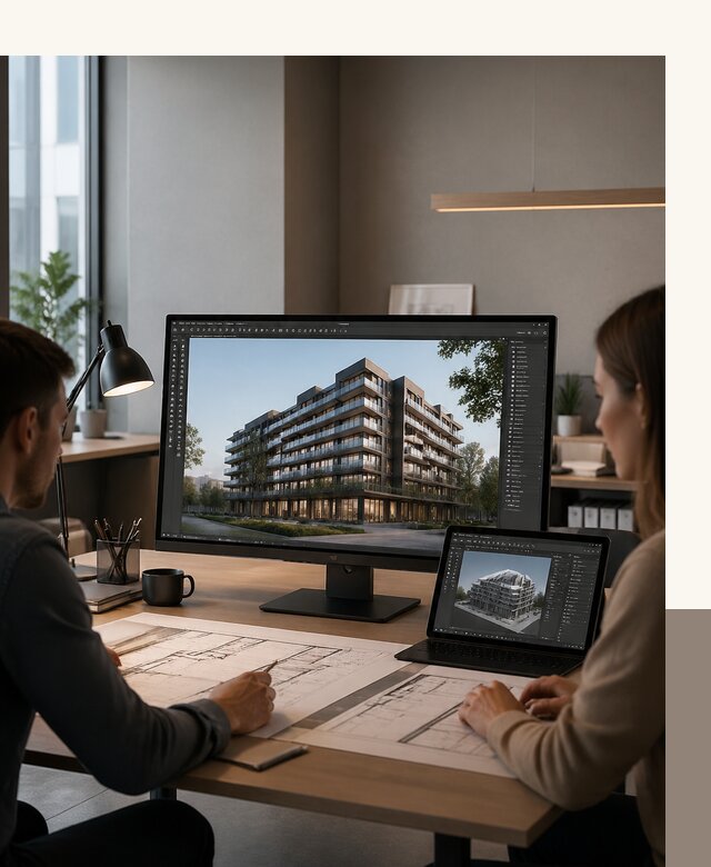 3D визуализация архитектуры и объектов строительства в Дзержинске